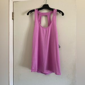 Reebok Women’s Active Tank Top Purple Racerback Relaxed Fit Gym Yoga
